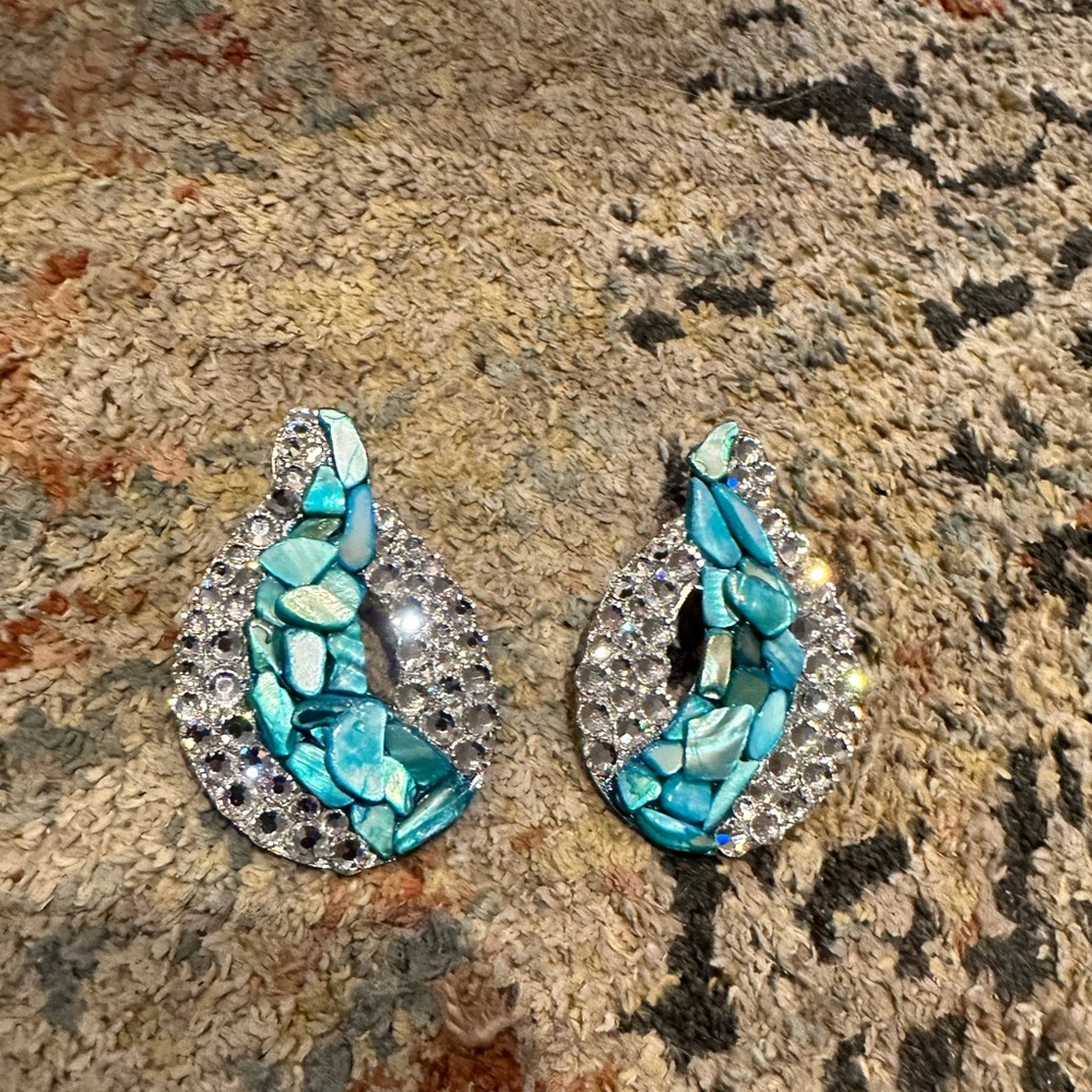 Rhinestone Lipgloss earrings!